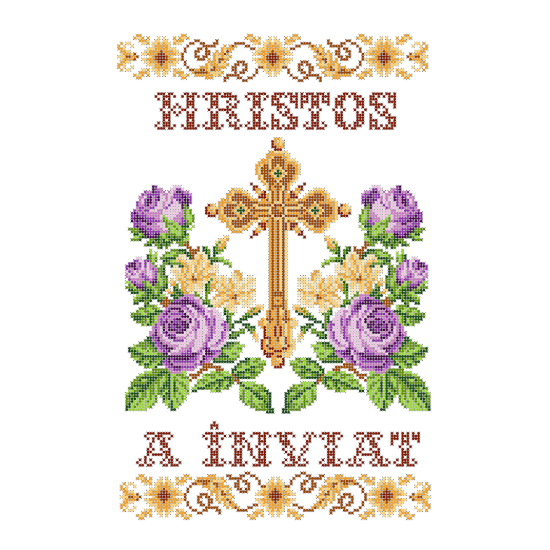 Prosop de Paste Hristos a Inviat (mov)