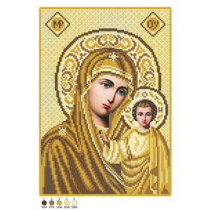 Maica Domnului din Kazan gold