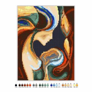 SCHEMA PENTRU BRODERIE CU MĂRGELE PRECIOSA „Metamorfoza ”