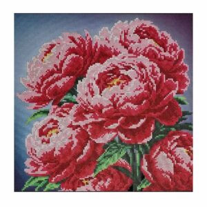 SCHEMA PENTRU BRODERIE CU MĂRGELE PRECIOSA „Bujorii”