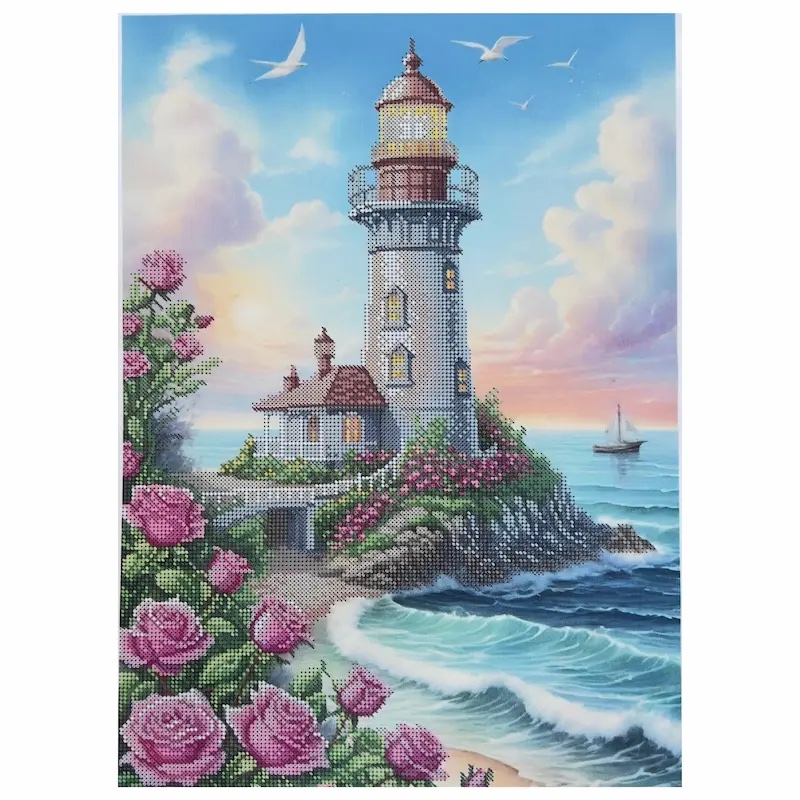 SCHEMA PENTRU BRODERIE CU MĂRGELE PRECIOSA „Turnul”