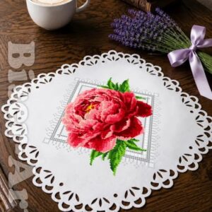 SCHEMA PENTRU BRODERIE CU MĂRGELE PRECIOSA „Șerveţel”