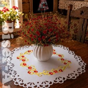 SCHEMA PENTRU BRODERIE CU MĂRGELE PRECIOSA „Șerveţel”