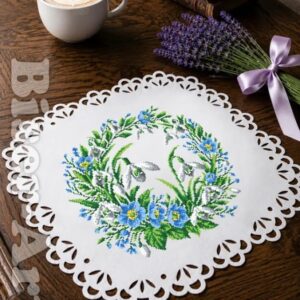 SCHEMA PENTRU BRODERIE CU MĂRGELE PRECIOSA „Șerveţel”