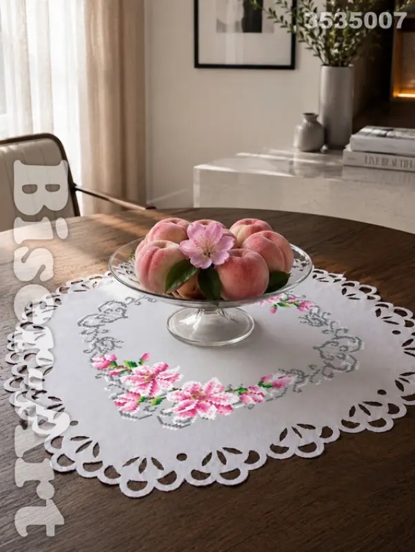 SCHEMA PENTRU BRODERIE CU MĂRGELE PRECIOSA „Șerveţel” - imagine 2