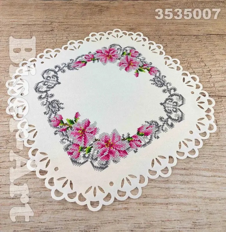 SCHEMA PENTRU BRODERIE CU MĂRGELE PRECIOSA „Șerveţel” - imagine 3