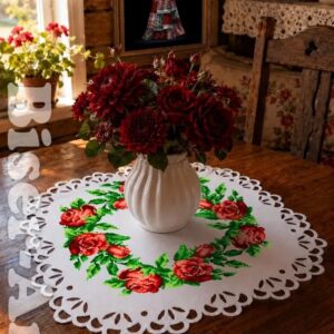 SCHEMA PENTRU BRODERIE CU MĂRGELE PRECIOSA „Șerveţel”