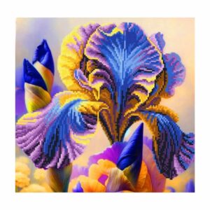 SCHEMA PENTRU BRODERIE CU MĂRGELE PRECIOSA „Iris color”