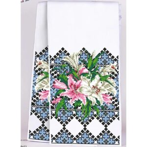 SCHEMA PENTRU BRODERIE CU MĂRGELE PRECIOSA „Prosop la icoana” 30x220