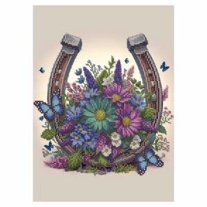 SCHEMA PENTRU BRODERIE CU MĂRGELE PRECIOSA „Potcoava fericirii ”