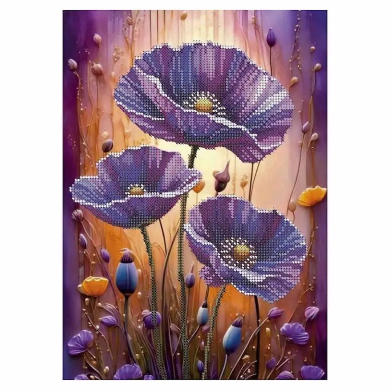 SCHEMA PENTRU BRODERIE CU MĂRGELE PRECIOSA „Macii magici” A4